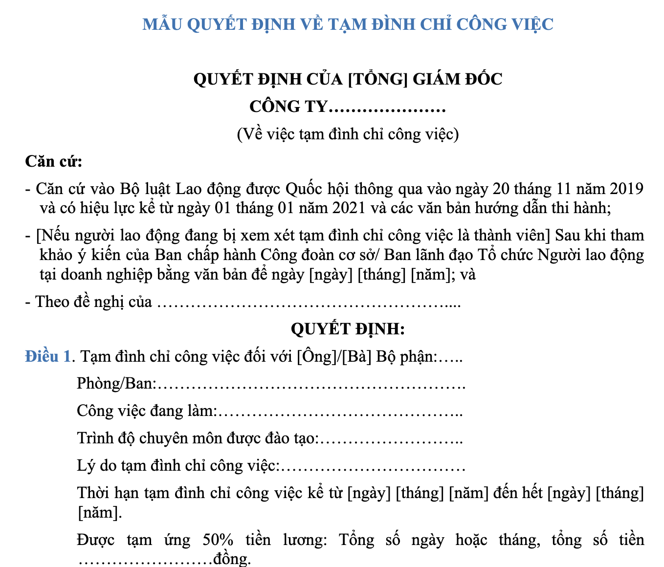 mau-quyet-dinh-ve-tam-dinh-chi-cong-viec
